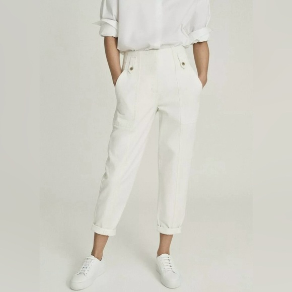 REISS Bradie Tapered Cargo Pants - Picture 1 of 12